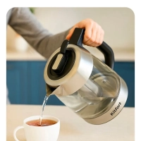 Чайник электрический стеклянный с подсветкой КТ-6796 - 1.7 л