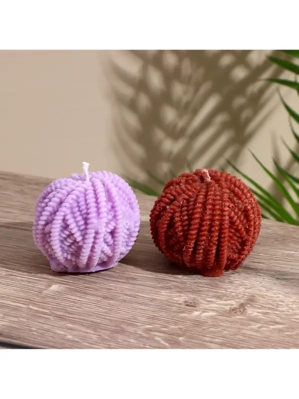 Свеча "Пряжа" 5х5х6,5 см, соевый воск