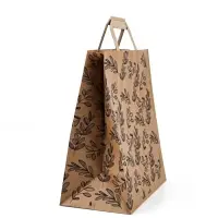 Пакет подарочный крафтовый &laquo;Эко&raquo;, 24 х 28 х 14 см