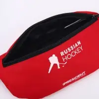 Сумка на пояс &laquo;Putin team&raquo;, 32 x 8 x 15 cм, отд на молнии, красная