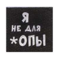 Салфетки бумажные однослойные Гармония цвета &laquo;Я не для *опы&raquo;, 24х24 100 шт. уп