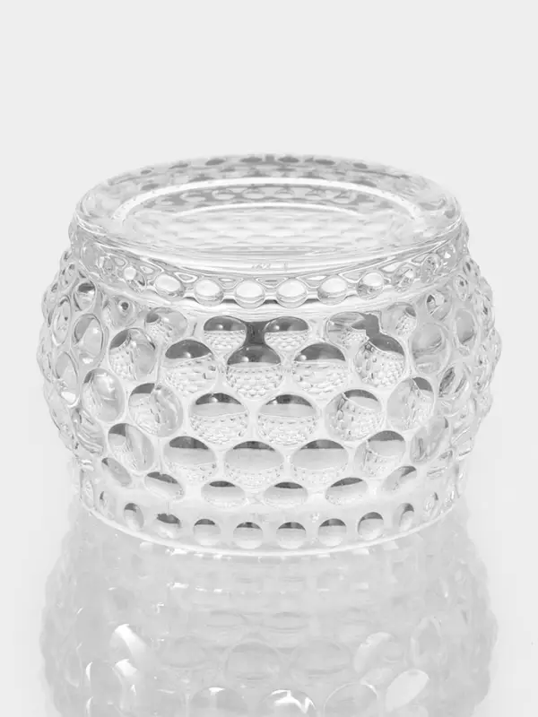 Конфетница с крышкой "Икринка" 7,5х9,5 см, прозрачная