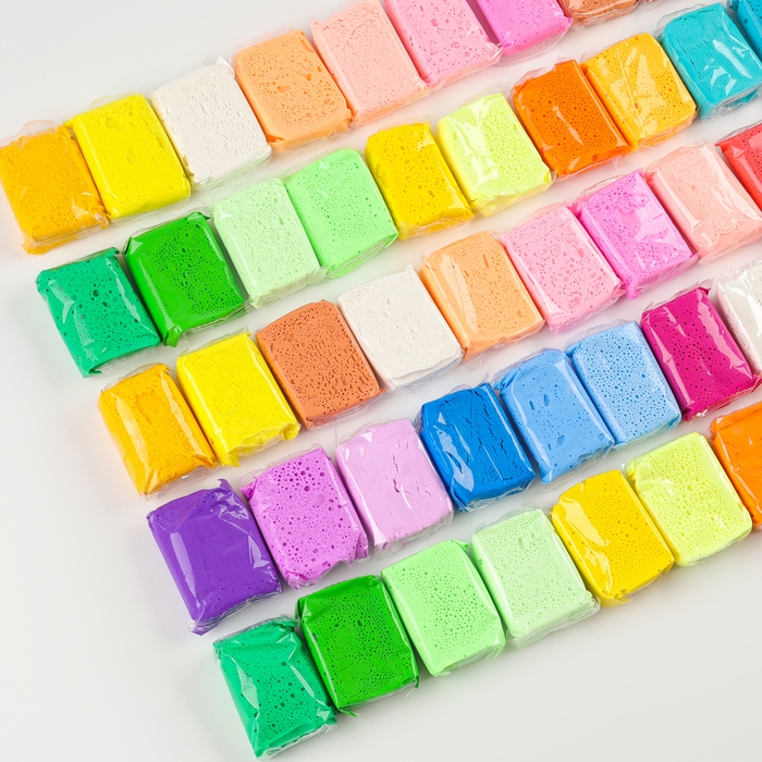 Масса для лепки, набор 60 брусков