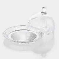 Блюдо для подачи с крышкой "Riffle", 19.5х13 см