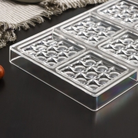 Форма для шоколада и конфет KONFINETTA &laquo;Поп-ит&raquo;, 6 ячеек, 27,5&times;17,5&times;2,5 см, ячейка 7&times;7 см