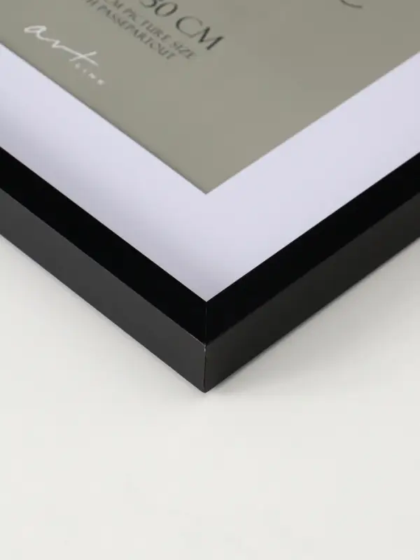 Фоторамка МДФ "Camila" 30х30 см, с паспарту (18х18 см), чёрный