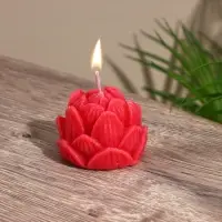 Свеча "Лотос" 5х5х6 см, соевый воск