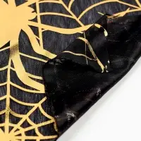 Скатерть на хеллоуин &laquo;Золотая паутина&raquo;, 200 х 140