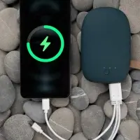 Внешний аккумулятор Pebble 7800 мАч, серо-синий