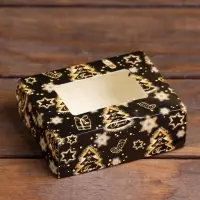 Коробка подарочная новогодняя складная &laquo;Настроение&raquo;, 10&times;8&times;3.5 см