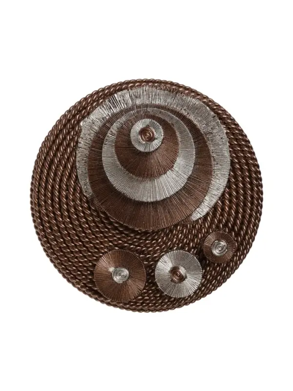 Крючок для штор CAPPIO KS038, d=11 см, цвет бронза с серебром, 2 шт