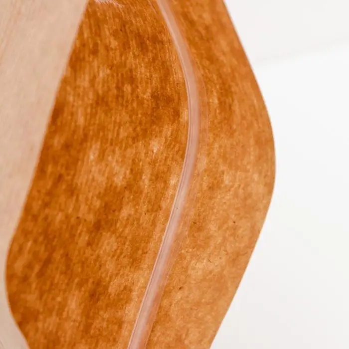 Пакет фасовочный, крафт, зип - лок, с окном, 20(4) х 30 см