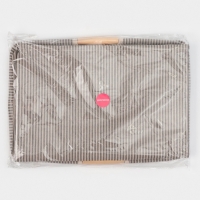 Корзина для белья Доляна &laquo;Полосы&raquo;, 40&times;26&times;50 см