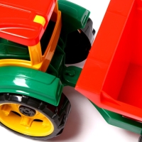 Трактор &laquo;Трудяга&raquo;, с прицепом, МИКС