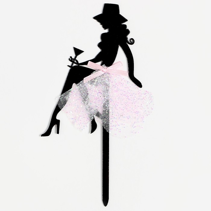 Топпер &laquo;Девушка&raquo; в шляпке