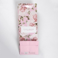 Пакет подарочный под бутылку, упаковка, &laquo;Только для тебя с любовью &raquo;, 35 х 13 х 10 см