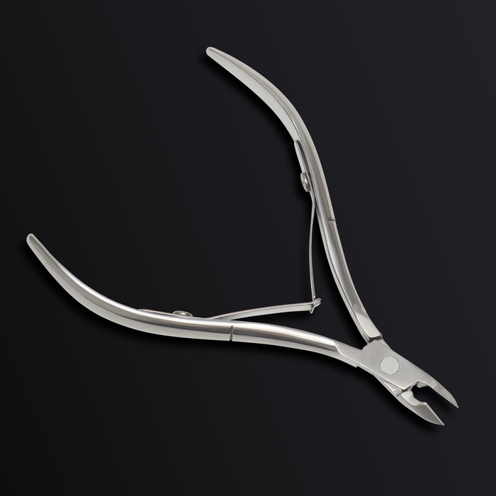 Кусачки маникюрные для кутикулы &laquo;Premium&raquo;, двойная пружина, 10,6 см, длина лезвия - 6 мм, на блистере, цвет серебристый