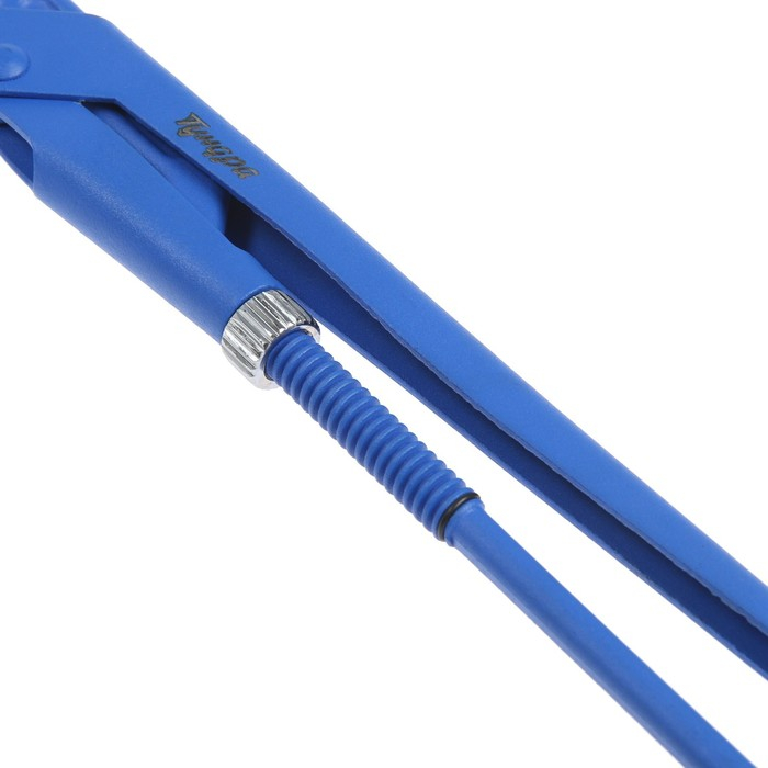 Ключ трубный рычажный ТУНДРА, плоский зажим 90&deg;, раскрытие до 35 мм, №1, 1"