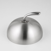Крышка-Клош из нержавеющей стали, 20&times;20&times;14 см, круглая