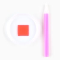 Алмазная мозаика наклейка для детей &laquo;Милый Зайка&raquo;, 9 х 9 см, набор для творчества