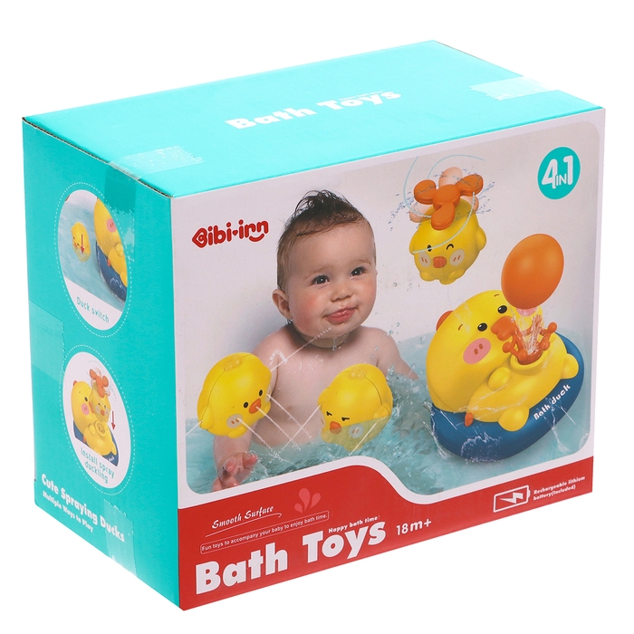 Фонтанчик для ванны &laquo;Утёнок&raquo;, с насадками