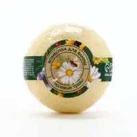 Бомбочка для ванны, 120 г, аромат полевых трав, Кладовая красоты