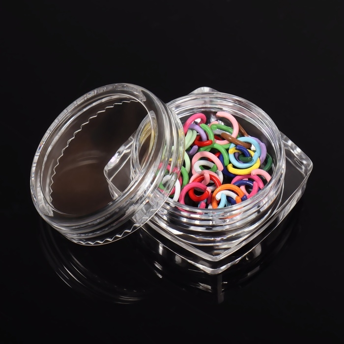 Фигурки для дизайна ногтей &laquo;Пирсинг&raquo;, объёмные, металлические, разноцветные