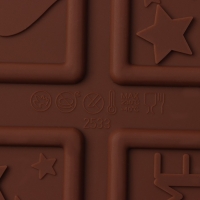 Форма для шоколада Доляна Home made, силикон, 26&times;18&times;0,5 см, 6 ячеек (7,5&times;5,2 см), цвет МИКС