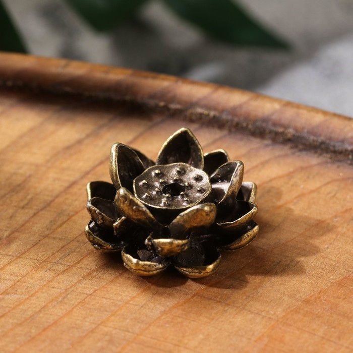 Подставка для благовоний "Цветок лотоса", 3 х 1,5 см