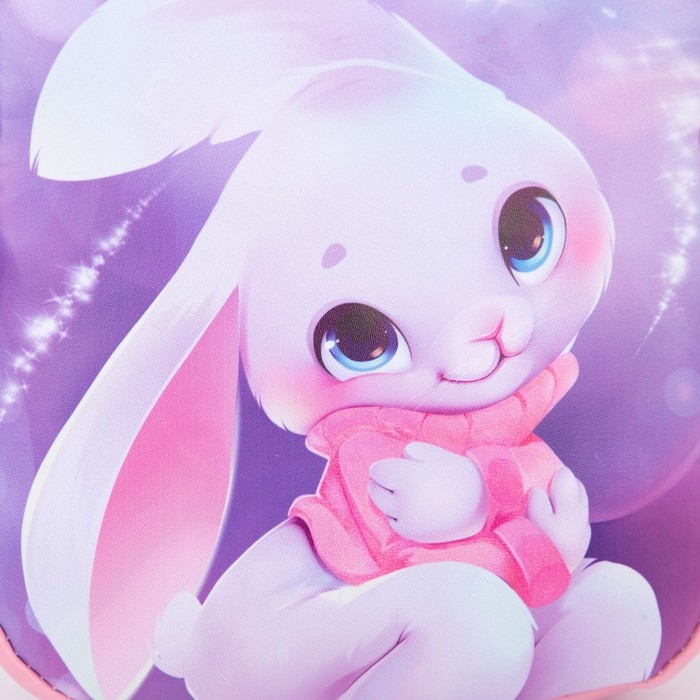 Сумка детская &laquo;Зайка в свитере&raquo; из эко-кожи, на ремешке, 17х12х5 см