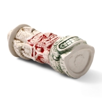 Стакан для коктейлей "Тики", три лица, керамика