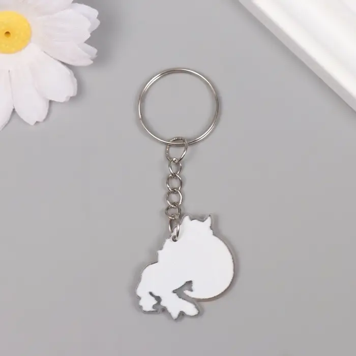 Брелок акрил "Лошадка в пижамке сладко спит" 2,9х3,4х0,3 см