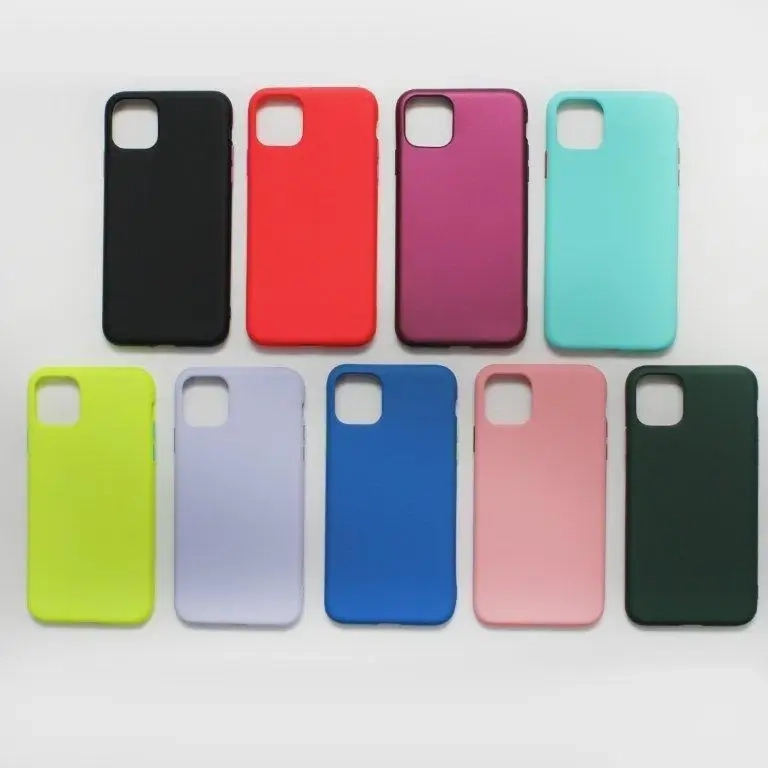 Чехол iPh 11 Pro Max Цветной матовый TPU