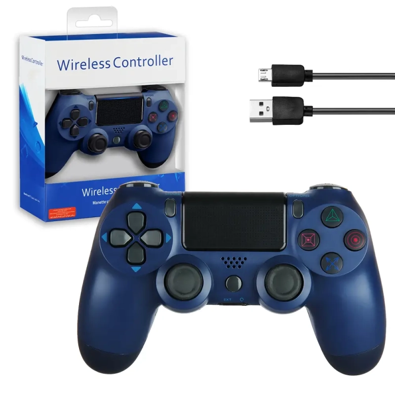 Джойстик беспроводной для консоли темно синий