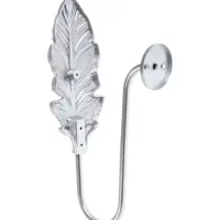 Крючок для штор CAPPIO KS041, цвет серебро с золотом, набор 2 шт