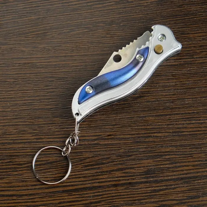 Нож перочинный складной "Тигровый-2", 10.7 см, длина лезвия 45 мм, цвет МИКС