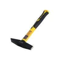 Молоток сварщика ТУНДРА, двухсторонний плоский боек, двухкомпонентная рукоятка, 500 г