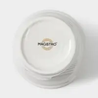 Набор кружек фарфоровых Magistro &laquo;Бланш&raquo;, 2 предмета: 400 мл, цвет белый