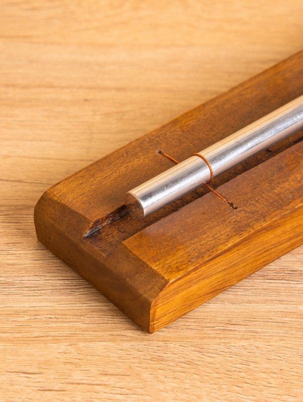 Сувенирный музыкальный инструмент "Ксилофон" махагон, алюминий, 19х6,5х3 см