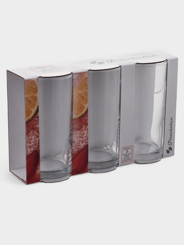 Набор стеклянных стаканов Istanbul, 290 мл, 3 шт