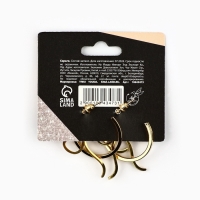 Серьги - кольца с подвесом бантом &laquo;Limited edition&raquo;, 3 см