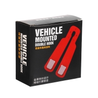 Крючок на подголовник двойной, черный