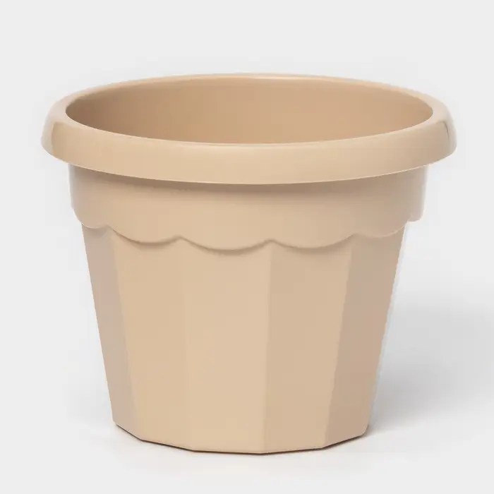 Горшок для цветов с поддоном Доляна &laquo;Эрика&raquo;, 0,7 л, цвет пудровый