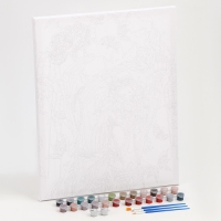 Картина по номерам на холсте с подрамником &laquo;Руки с цветком&raquo;, 40 х 50 см