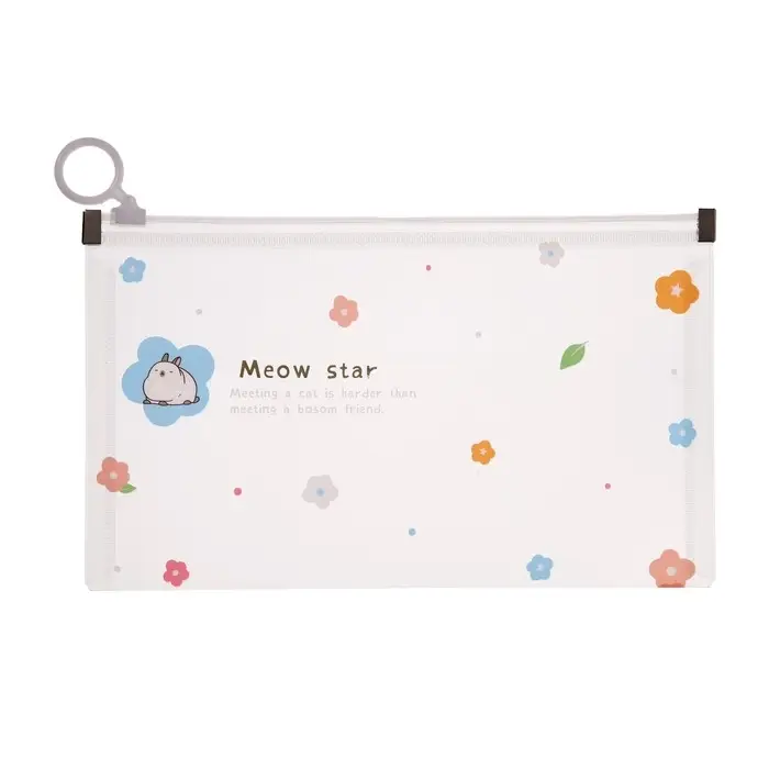 Пенал на молнии формат А65 180 мкр МИКС Зверушки