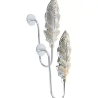 Крючок для штор CAPPIO KS041, цвет серебро с золотом, набор 2 шт