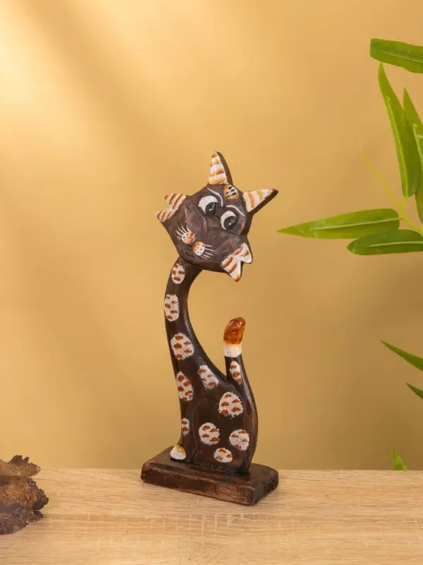 Сувенир на подставке &laquo;Киса&raquo;, 25-27 см, дерево, МИКС