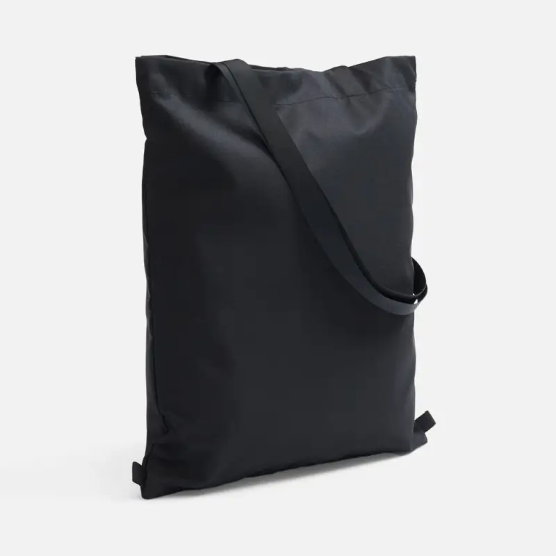 Шопер B3, черный с черными ручками