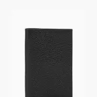 Обложка для паспорта 9,5*0,5*13,5, загран, флотер черный (2)