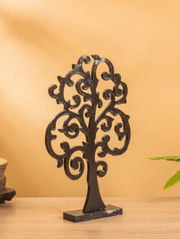 Панно "Древо" МДФ, 30х20х1 см, чёрный